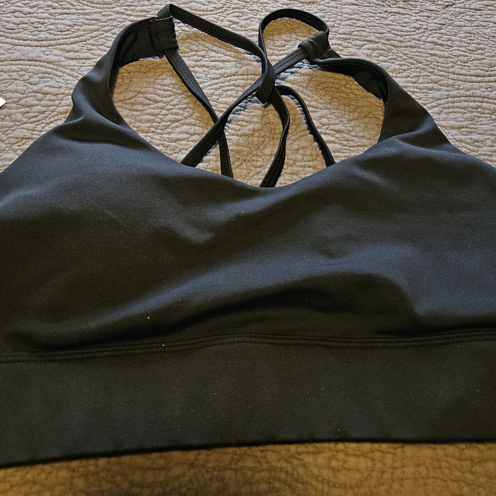 ZYIA Black Strappy Sports Bra